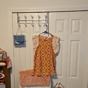 Sugar Women's Blouse with Vibrant Geometric Design